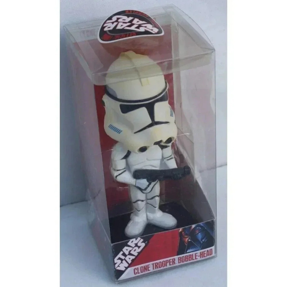 Vintage 2007 Funko Wacky Wobbler Star Wars Clone Trooper Bobble-Head Figure - Picture 3 of 4